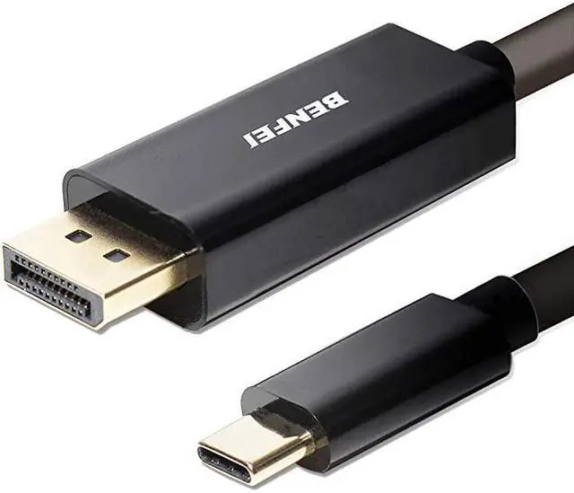 Main image of USB C to DisplayPort 6 Feet Cable  USB TypeC to DP Adapter Thunderbolt 3 Compatible for MacBook Pro 20182017 MacBook AiriPad Pro 2018 Samsung Galaxy S10S9 Surface Book 2 and More