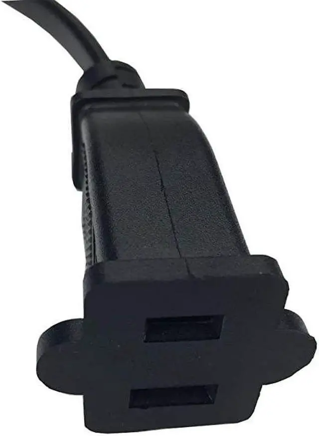 Main image of 16.4ft/5m) US Power Extension Cable Cord US AC 2-Prong Male/Female Power Cable,USA Outlet Saver Power Extension Cord Cable 2-Prong 2 Outlets for NEMA 5-15P to NEMA 5-15R