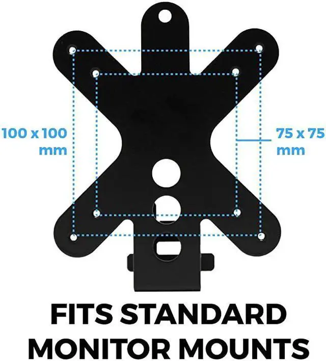 Alt view image 3 of 6 - VESA Mount Adapter Bracket for Acer Monitors R240HY bidx SB220Q SB270 SB230 RT240Y RT270 R221Q R231bmid R241Y G227HQL G237HL G247HYL G257HLHU SA240Y SA220Q SA230 | Patent Pending