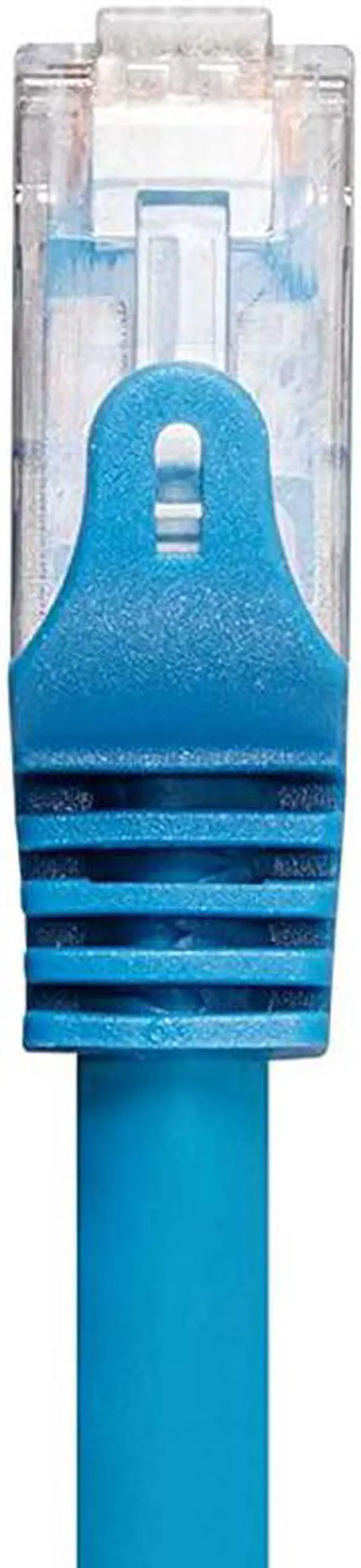 Alt view image 5 of 5 - Cat6 Ethernet Patch Cable 35 feet Blue | Snagless RJ45 550Mhz UTP CMP Plenum Pure Bare Copper Wire 23AWG Entegrade Series