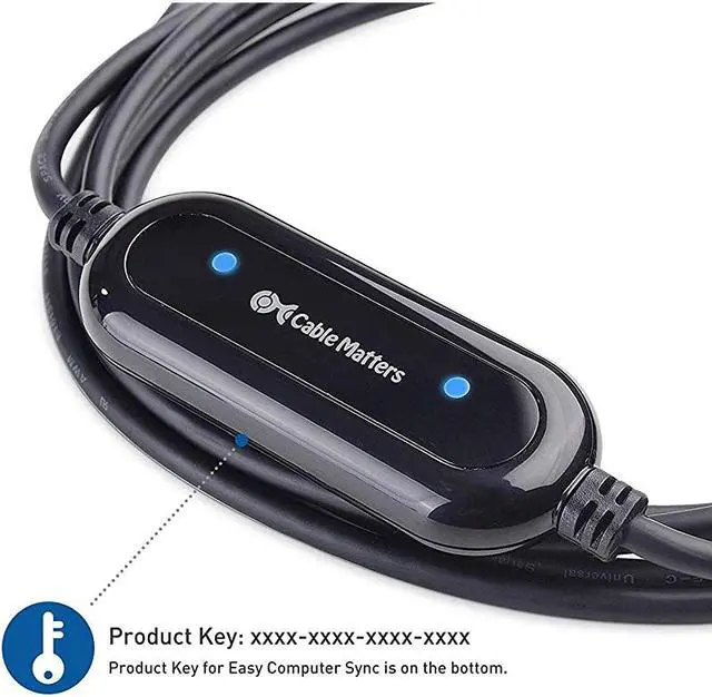 Alt view image 3 of 7 - USB 30 Data Transfer PC to PC for Windows and Mac Computer in 66 Feet PClinq5 and Bravura Easy Computer Sync Software Included