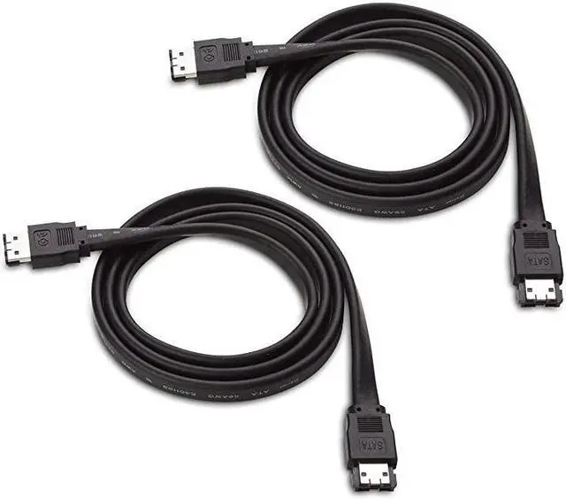Main image of 2Pack 6 Gbps Shielded eSATA 6 Feet