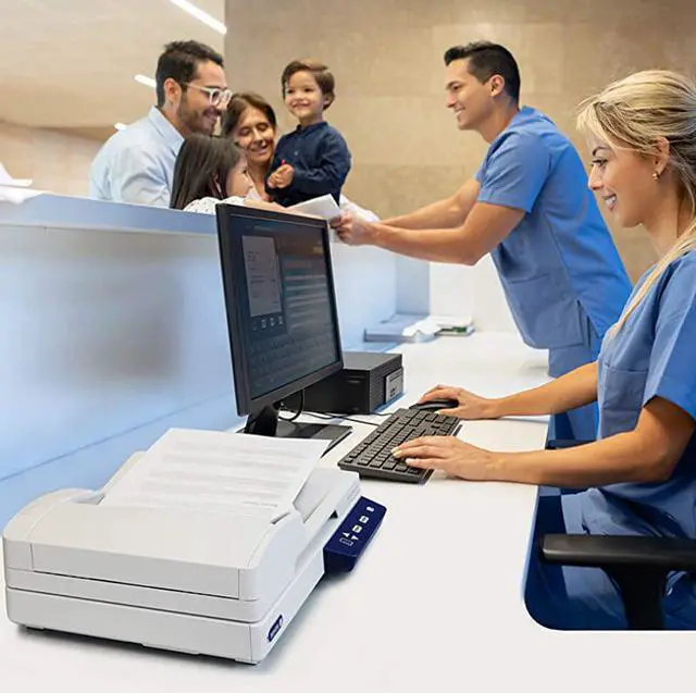 Alt view image 5 of 7 - XDCOMBO Duplex Combo Flatbed Document Scanner for PC and Mac Automatic Document Feeder ADF