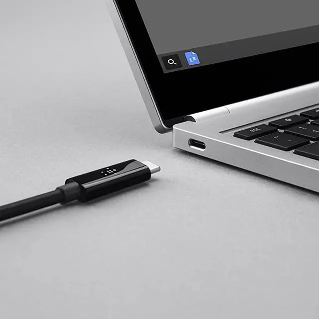 Alt view image 5 of 5 - Thunderbolt 3 Usb TypeC Cable Featuring UsbC To UsbC End Connections On 3 Foot1 Meter Long Thunderbolt 3 Cable 20 Gbps Data Transfer Speed Usb 31 Compatible 10GBs F2CD081bt1MBLK