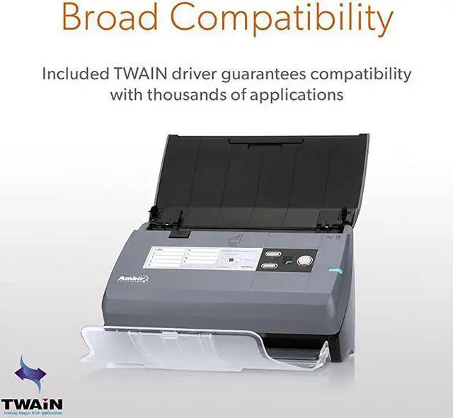 Alt view image 2 of 2 - ImageScan Pro 820ix 20ppm High-Speed ADF Scanner for Windows PC and Mac