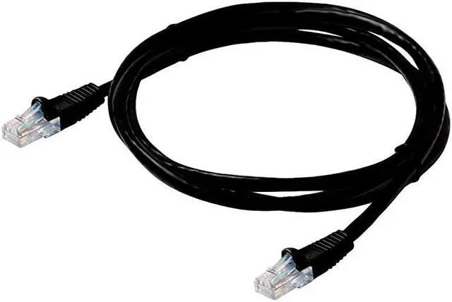 Main image of Ethernet Cable 14 Ft - CAT5 Ethernet Cable - CAT5e Ethernet Cable - Ethernet Cable CAT5e - CAT5 Wire - 14ft Ethernet Cables - Ethernet Cable 14ft - 4.26 Meters - 350MHz - Black 308-614BK