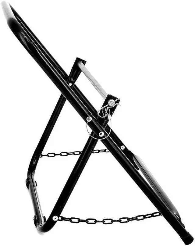 Alt view image 6 of 7 - Durable Single Axle Cable Caddy Commercial Industrial Grade Steel Wire Dispenser Compact Design Holds Cable Reels Up to 20quot Diameter and 100 lb Capacity Black