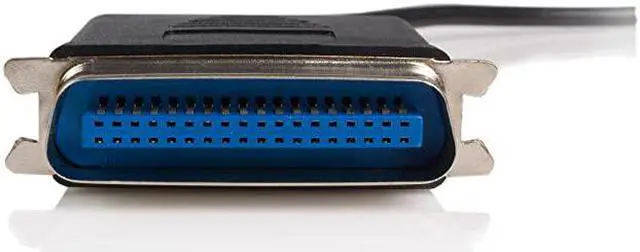 Alt view image 4 of 5 - com 10 ft USB to Parallel Printer Adapter MM USB to ieee 1284 USB to centronics USB to Parallel Cable ICUSB128410 Black