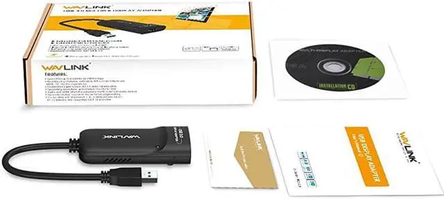 Alt view image 7 of 7 - USB 30 to HDMI Universal Video Graphics Adapter with Audio Port Displaylink Chip Supports up to 6 Monitor displays 2048x1152 External Video Card Adapter Support Windows Chrome OS