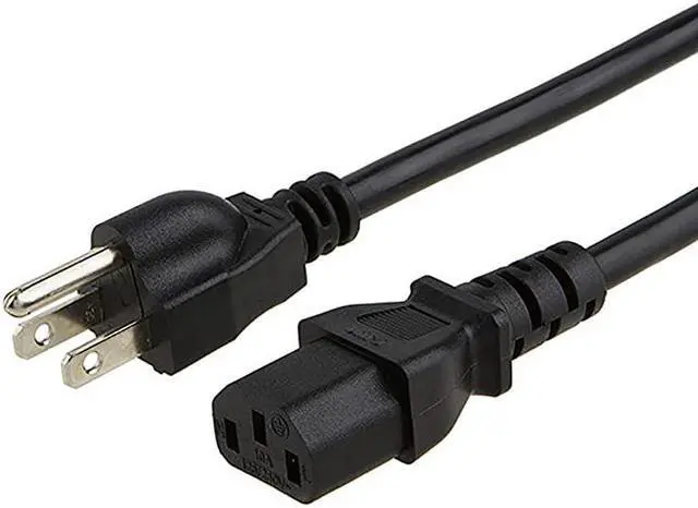Alt view image 5 of 5 - 2Pack 6 Feet 18 AWG Universal Power Cord for NEMA 515P to IEC320C13 Cable 18M Black