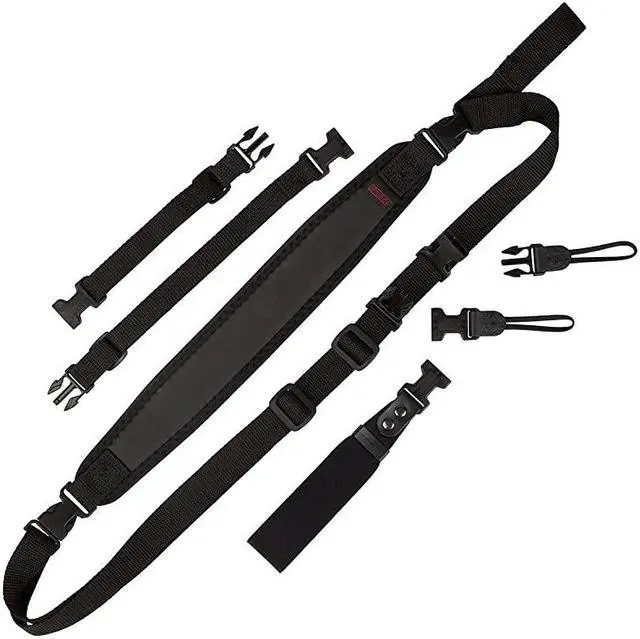 Alt view image 7 of 7 - 1001001 Super Classic Combo Camera Strap Kit Black