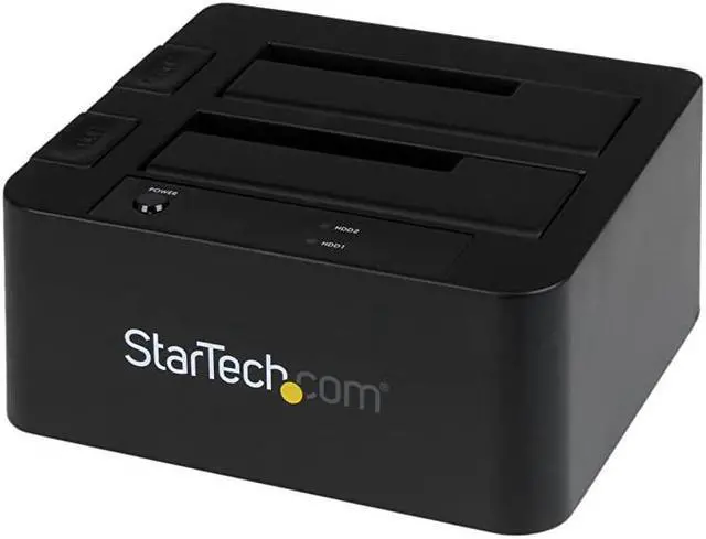 Main image of com USB 3.0 / eSATA Dual Hard Drive Docking Station with UASP for 2.5/3.5in SATA SSD / HDD – SATA 6 Gbps USB 3.0 Dual Drive Dock
