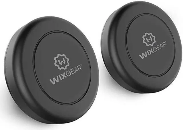 Main image of Universal Flat Stick On 2 Pack Dashboard Magnetic Car Mount Holder for Cell Phones and Mini Tablets with Fast SwiftSnap Technology Extra Slim