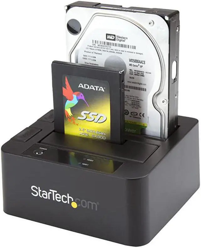 Alt view image 5 of 6 - com USB 3.0 / eSATA Dual Hard Drive Docking Station with UASP for 2.5/3.5in SATA SSD / HDD – SATA 6 Gbps USB 3.0 Dual Drive Dock
