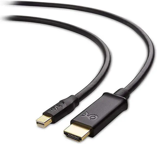 Main image of Mini DisplayPort to HDTV in Black 25 Feet Thunderbolt and Thunderbolt 2 Port Compatible