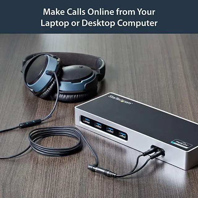 Alt view image 2 of 4 - com 35mm 4 Position to 2x 3 Position 35mm Headset Splitter Adapter FM 35mm headset Adapter Cable MUYHSFMM