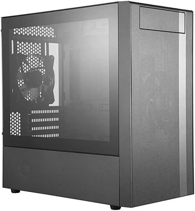 Main image of Master MasterBox NR600 ATX MidTower with Front Mesh Ventilation Minimal Design Tempered Glass Side Panel and Single Headset Jack