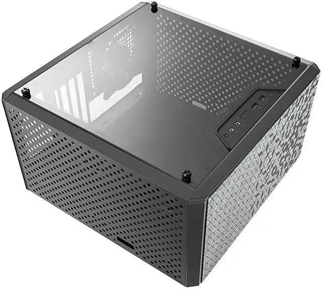 Alt view image 3 of 7 - MasterBox Q300L MicroATX Tower with Magnetic Design Dust Filter Transparent Acrylic Side Panel Adjustable IO amp Fully Ventilated Airflow
