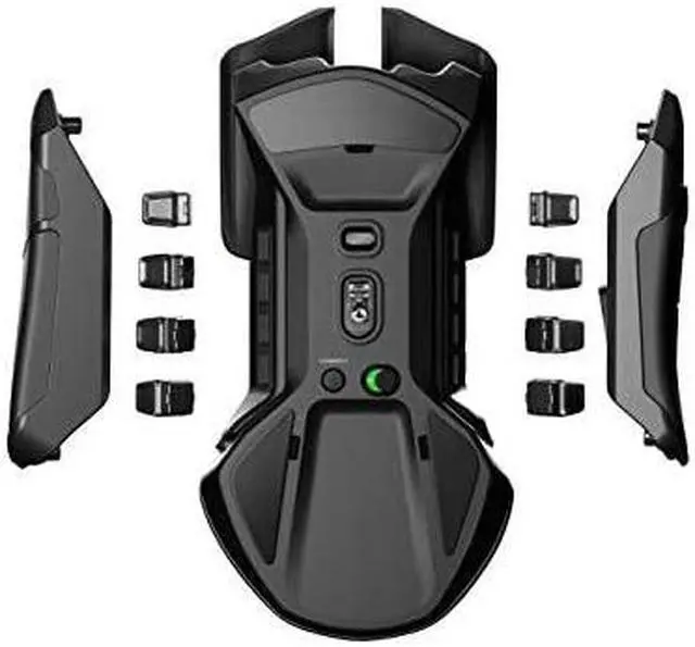 Alt view image 7 of 7 - Rival 650 Quantum Wireless Gaming Mouse Rapid Charging Battery 12 000 Cpi Truemove3+ Dual Optical Sensor Low 05 LiftOff Distance 256 Weight Configurations 8 Zone RGB Lighting