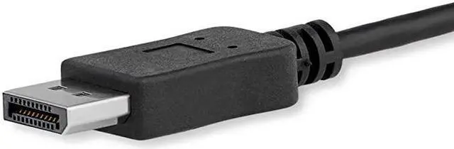 Alt view image 2 of 5 - com 6ft/1.8m USB C to DisplayPort 1.2 Cable 4K 60Hz - USB-C to DisplayPort Adapter Cable HBR2 - USB Type-C DP Alt Mode to DP Monitor Video Cable - Works w/ Thunderbolt 3 - Black (CDP2DPMM6B)