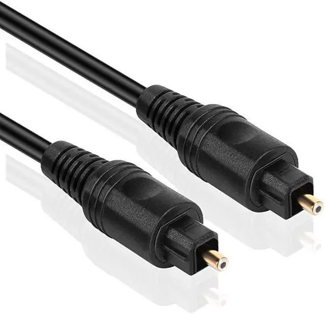 Alt view image 2 of 4 - Toslink Digital Optical Audio Cable 15 Feet Home Theater Fiber Optic Toslink Male to Male Optical Plug Wire Cord