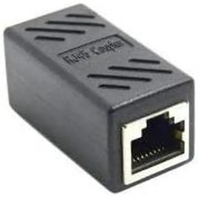 Alt view image 2 of 4 - CAT6 RJ45 Female to Female LAN Connector Ethernet Network Cable Extension Adapter with Shield