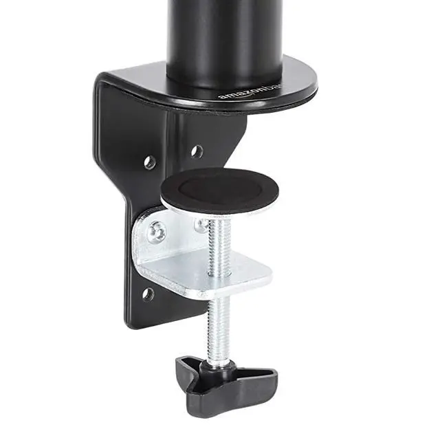 Alt view image 4 of 5 - Single Computer Monitor Stand Height Adjustable Desk Arm Mount Steel
