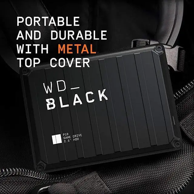 Alt view image 4 of 6 - 5TB P10 Game Drive, Portable External Hard Drive HDD, Compatible with Playstation, Xbox, PC, & Mac - WDBA3A0050BBK-WESN
