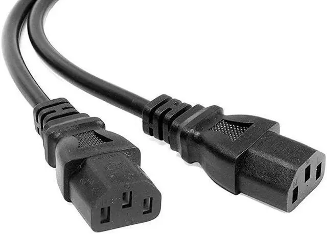 Alt view image 3 of 6 - 3Pack UPS Server Y Splitter C14 to 2 x C13 Power Adapter Cable Cord 30cm