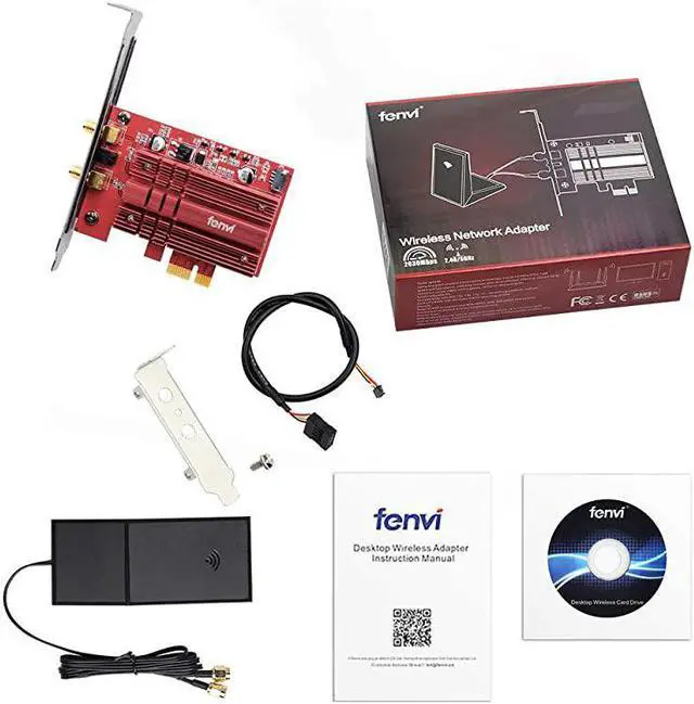 Alt view image 7 of 7 - WiFi Card Dual Band Wireless AC 9260 Gigabit PC PCIe 2030Mbps BT50 80211ac 24Ghz 5Ghz MUMIMO PCI Desktop WLAN PC BT 50 Network Adapter for Windows 10 WIFI Miracast Nic Advanced Heat Sink