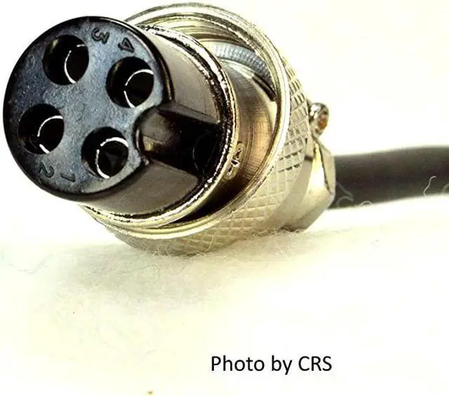 Alt view image 4 of 5 - CB Microphone Wired with 4 Pin Plug Noise Canceling  SS56 Blk