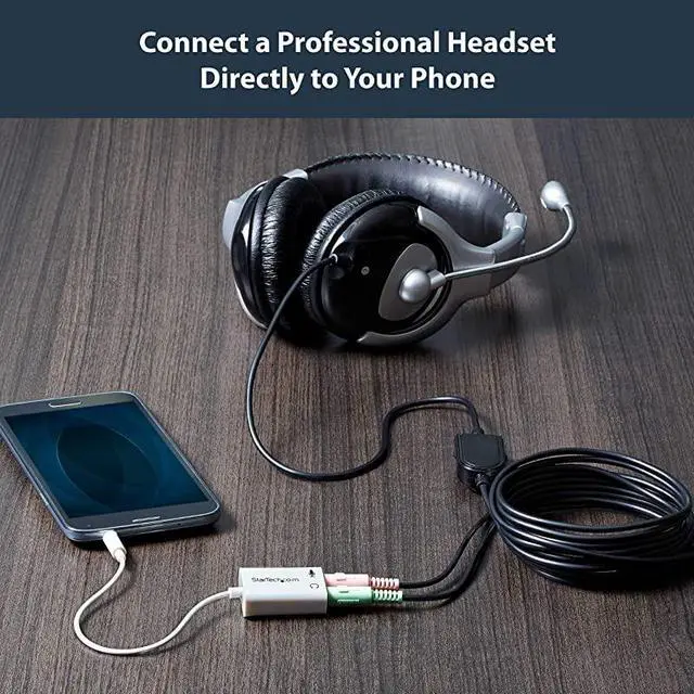 Alt view image 5 of 7 - com 4 Position Microphone and Headphone Splitter 35 mm 4 Pin 4 Pole Mic and Audio Combo Splitter Cable MUYHSMFFADW White