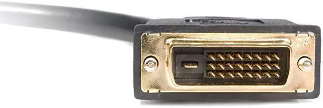 Alt view image 3 of 5 - com 1ft DVI Splitter Cable - M / F - DVI-D to 2x DVI-D Dual Video Splitter for Your Split Screen Computer Monitor (DVISPL1DD), Black