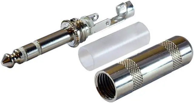 Alt view image 3 of 4 - 14 Plugs for Patch Cables Balanced Cables Snakes TRS Male Stereo 14 Inch Phono 63mm Phone Plug Bulk 20 Pack