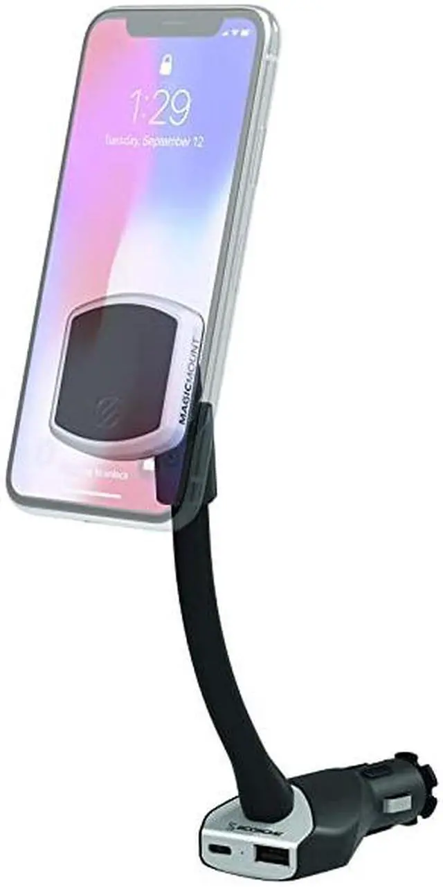 Main image of MP12VPD2XTSP MagicMount Pro 30Watt Power Delivery 30 TypeC and TypeA Outlet Charging Magnetic Car Mount for Vehicles