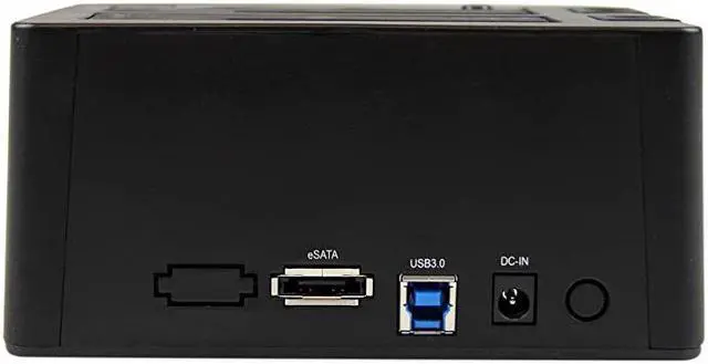 Alt view image 4 of 6 - com USB 3.0 / eSATA Dual Hard Drive Docking Station with UASP for 2.5/3.5in SATA SSD / HDD – SATA 6 Gbps USB 3.0 Dual Drive Dock