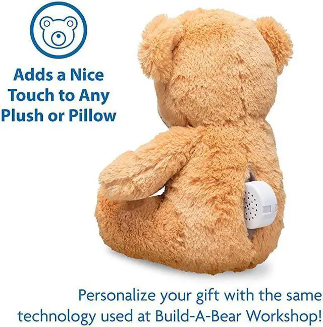 Alt view image 3 of 7 - Express Mini Recorder for Personal Messages Perfect Device for Plush Toys Stuffed Animals Baby Dolls and Pillows Playback