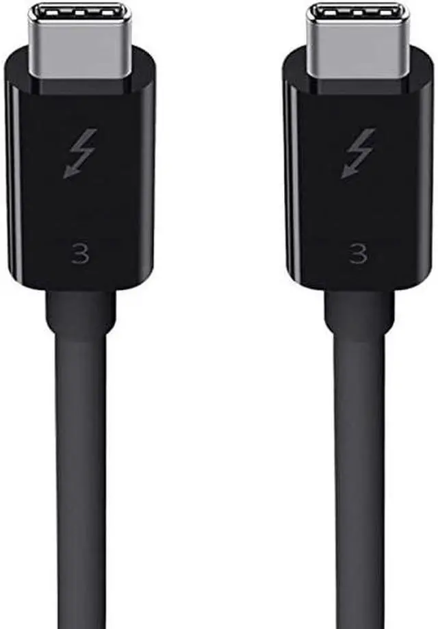 Main image of Thunderbolt 3 Cable 100W Thunderbolt Cable USBC to USBC Cable 26ft08M Black