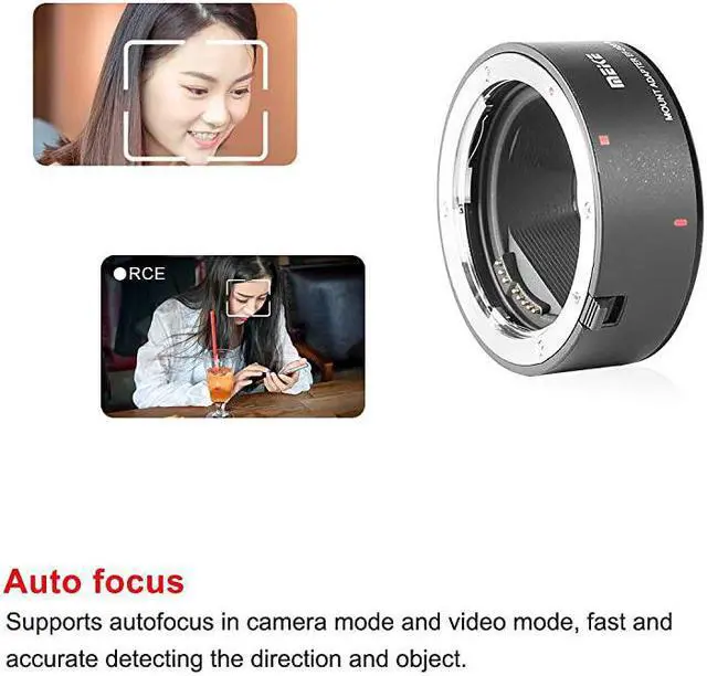 Alt view image 4 of 7 - EF-EOS R Canon ef eos r Lens Mount Adapter Electronic Auto Focus Adapter for Canon EF/EF-S Lens to Canon EOS R Camera Body+ Cloth