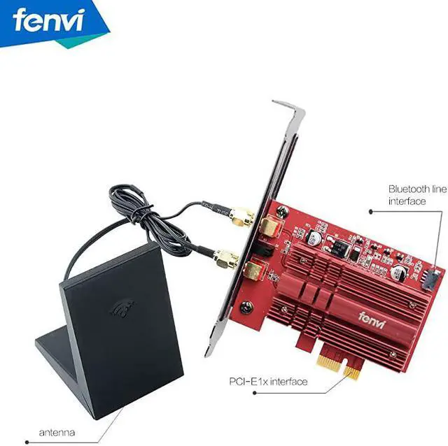 Alt view image 4 of 7 - WiFi Card Dual Band Wireless AC 9260 Gigabit PC PCIe 2030Mbps BT50 80211ac 24Ghz 5Ghz MUMIMO PCI Desktop WLAN PC BT 50 Network Adapter for Windows 10 WIFI Miracast Nic Advanced Heat Sink