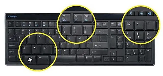 Alt view image 4 of 4 - Slim Type Wired Keyboard K72357USABlack