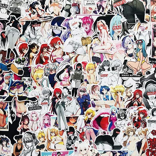 Waifu Material | Anime Vinyl Car Window Stickers