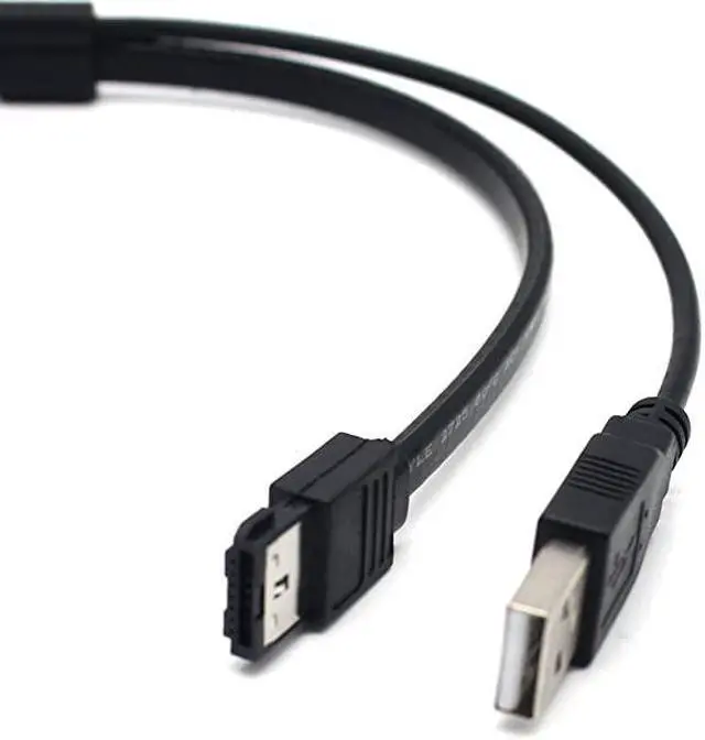 Alt view image 6 of 7 - 25 Hard Disk Drive SATA 22Pin to eSATA Data USB Powered Cable Adapter for Optimized for SSD Support UASP SATA IIIECSSHDBlack