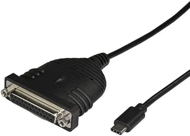 Alt view image 2 of 2 - com USB C to Parallel Printer Cable DB25 Female Port for IEEE1284 Printers Bus Powered Printer Cable Adapter USB to DB25 ICUSBCPLLD25