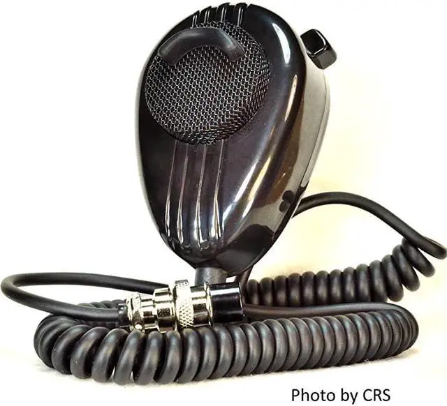 Alt view image 5 of 5 - CB Microphone Wired with 4 Pin Plug Noise Canceling  SS56 Blk