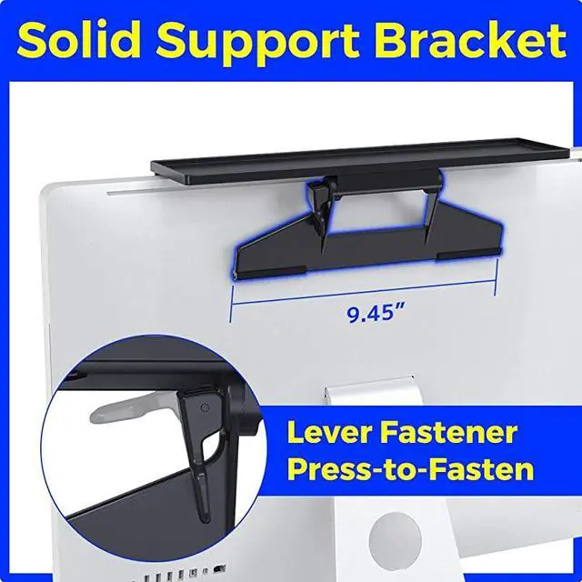 Alt view image 3 of 7 - Pack Monitor Top Shelf Mounts Stand TV Computer Monitor Office Desk Partition Storage Box Stand