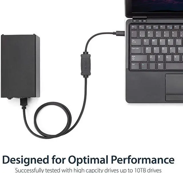 Alt view image 4 of 6 - com USB C to eSATA Cable 3 ft 1m 5Gbp for HDDSSDODD External Hard Drive Adapter USB 30 to eSATA Converter USB3C2ESAT3