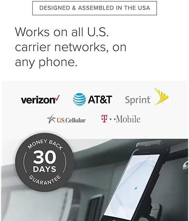 Alt view image 2 of 7 - Drive Sleek OTR (470235) Truck Cell Phone Signal Booster | U.S. Company | All U.S. Carriers - Verizon, AT&T, T-Mobile, Sprint & More | FCC Approved