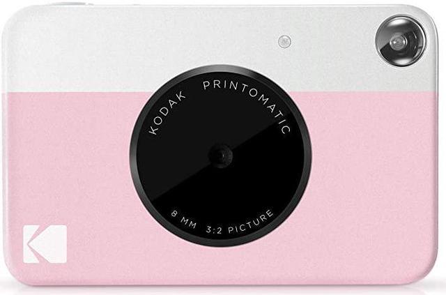 KODAK Printomatic Digital Instant Print Camera Pink Full Color Prints On  2x3 StickyBacked Photo Paper Print Memories Instantly 