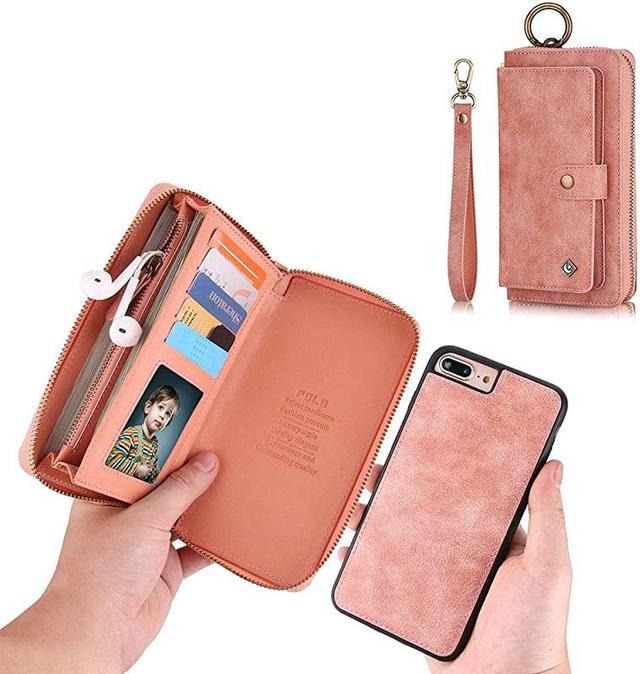 Купити Men Wallet Vintage Long Coin Pocket Dual Zipper Purse Bag Casual  Multi-function Compartment for Business Phone | Joom